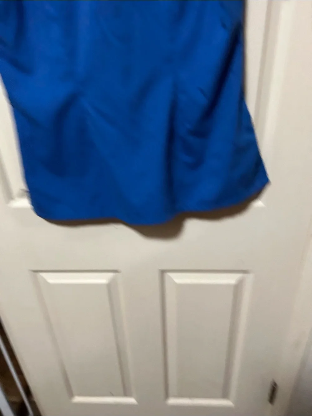 Barco Uniforms Blue V-Neck Short Sleeve Scrub Top - Picture 4 of 5
